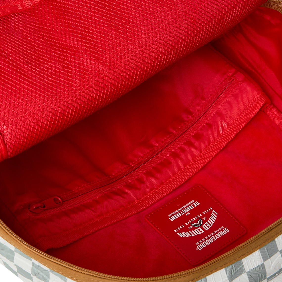 Zaino Sprayground Graff Embossed Cream Check