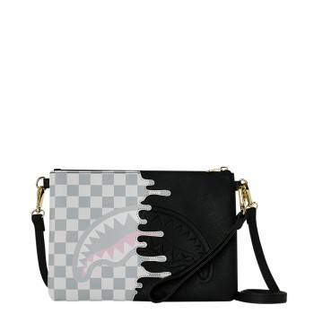 Pochette Sprayground Cream Check Unfinished Shark