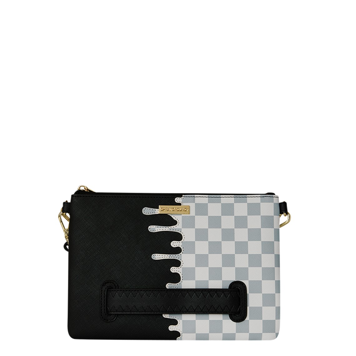 Pochette Sprayground Cream Check Unfinished Shark