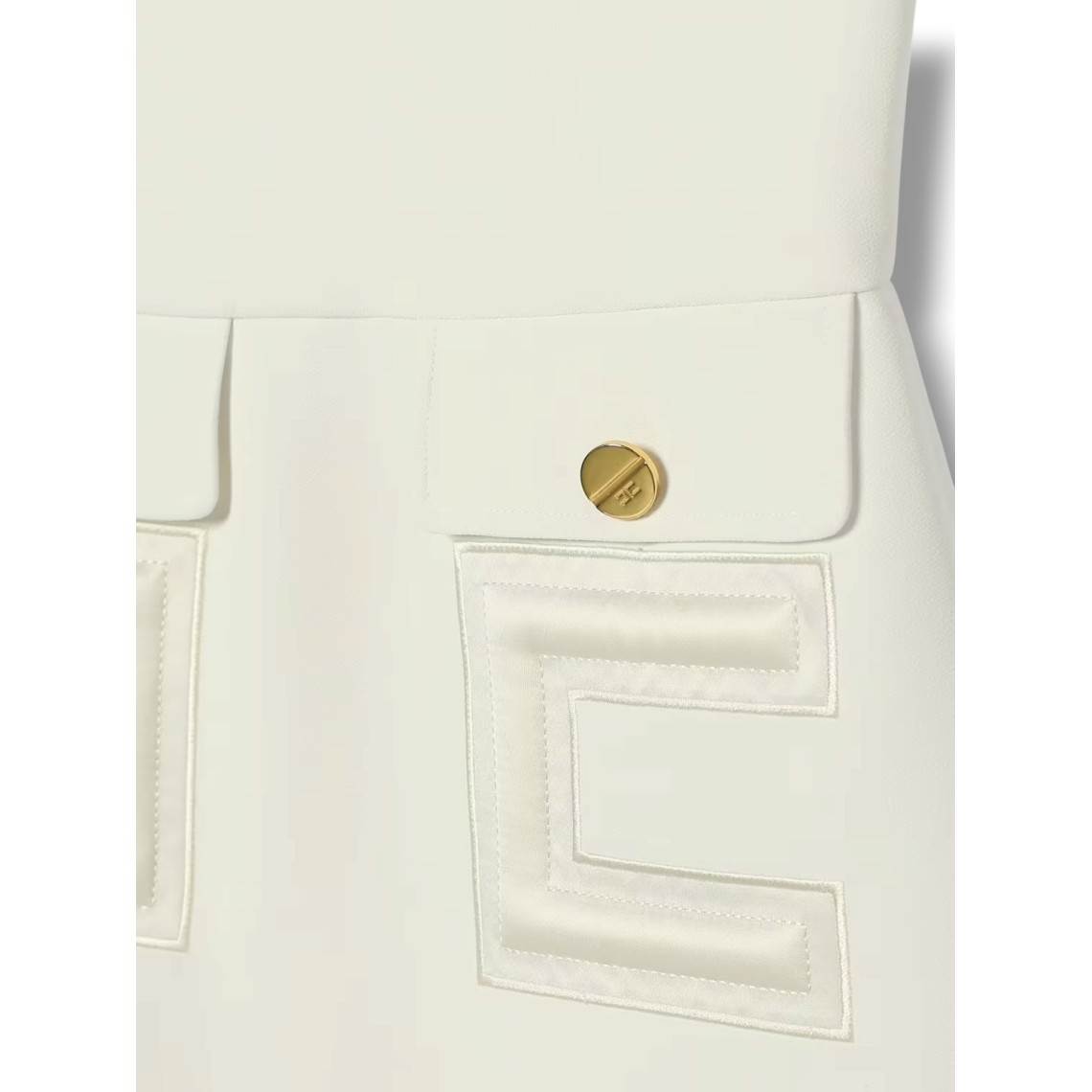 Abito in crepe con tasche Elisabetta Franchi La Mia Bambina