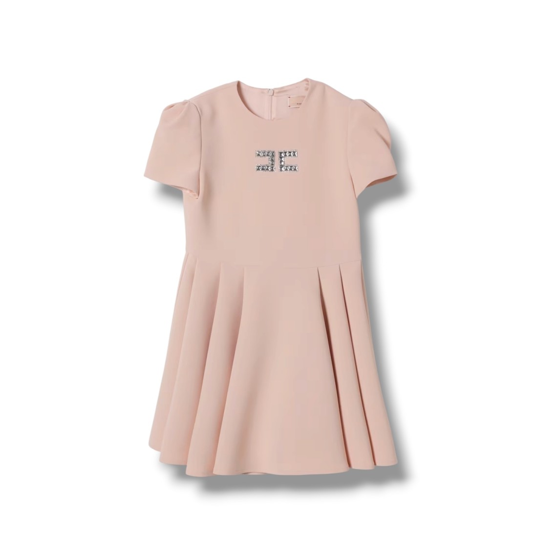 Abito Elisabetta Franchi La Mia Bambina in crepe con monogram