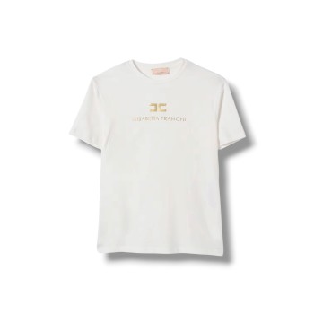 T-shirt Elisabetta Franchi La Mia Bambina in cotone con logo