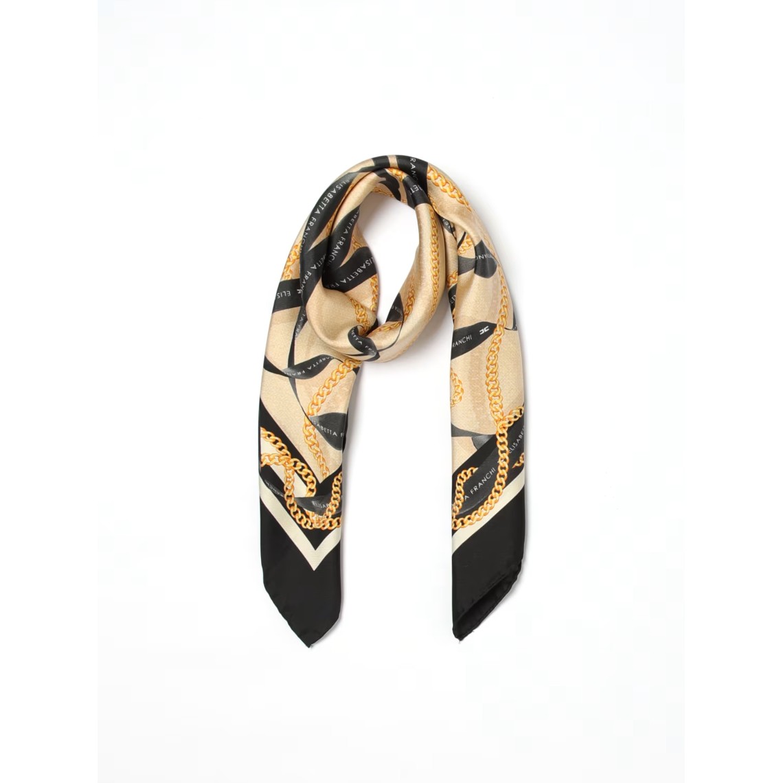 Foulard Elisabetta Franchi in seta stampata