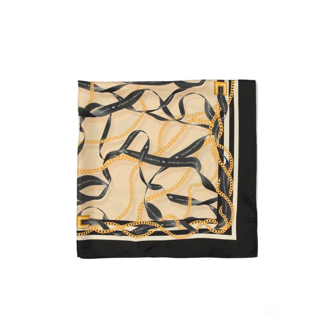 Foulard Elisabetta Franchi in seta stampata