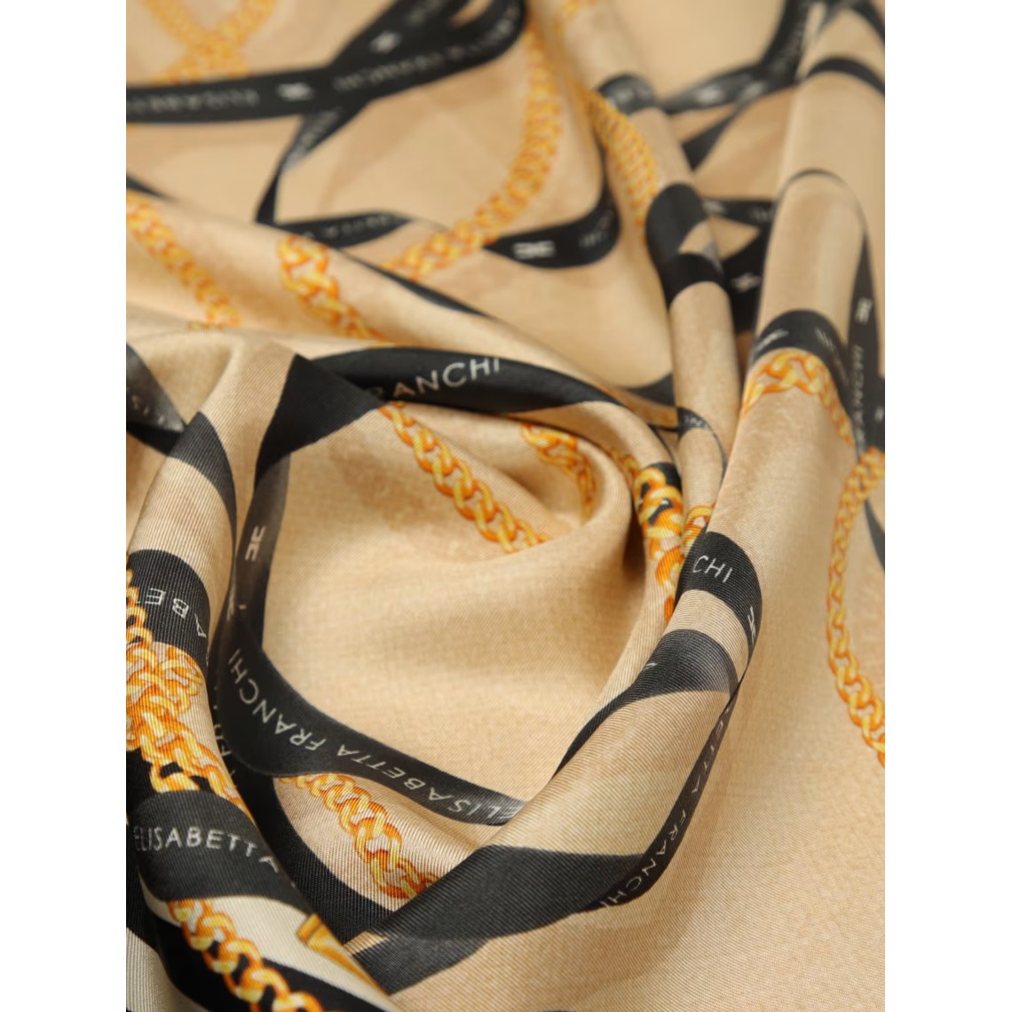 Foulard Elisabetta Franchi in seta stampata
