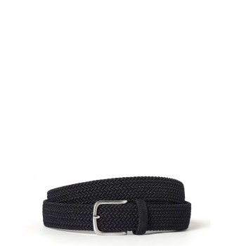 Cintura Emporio Armani in tessuto intrecciato stretch