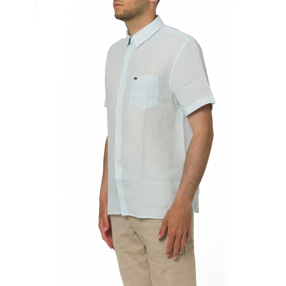 Camicia in lino Lacoste