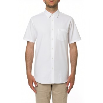Camicia in cotone con logo Lacoste regular fit