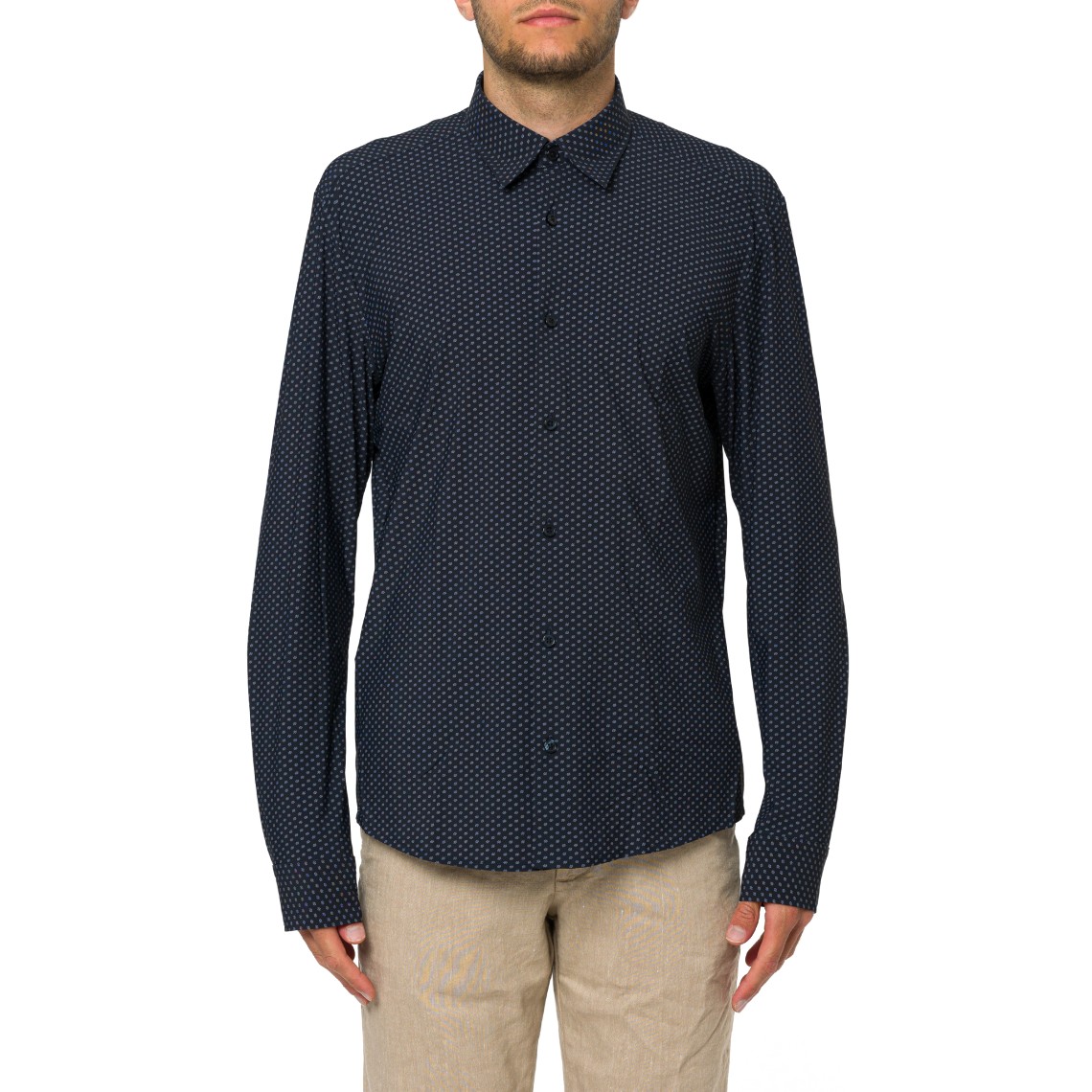 Camicia Boss in jersey elasticizzato