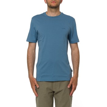 T-shirt in jersey con logo Boss