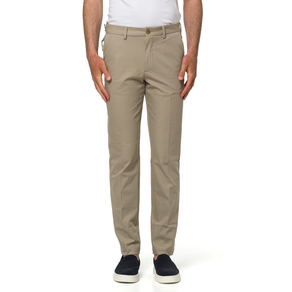 Pantaloni slim fit in misto cotone Boss