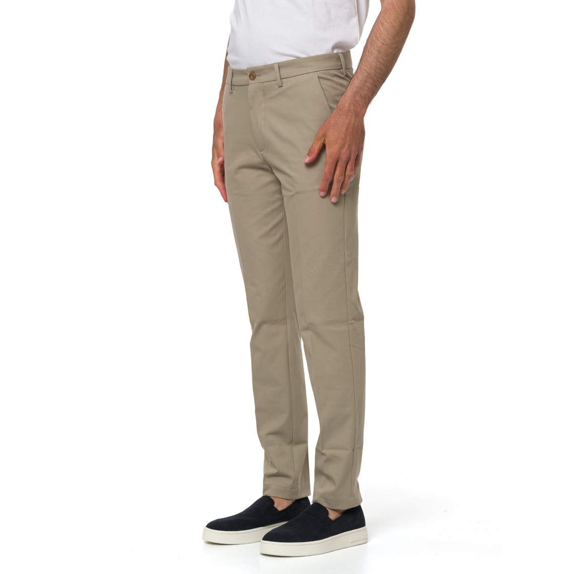Pantaloni slim fit in misto cotone Boss