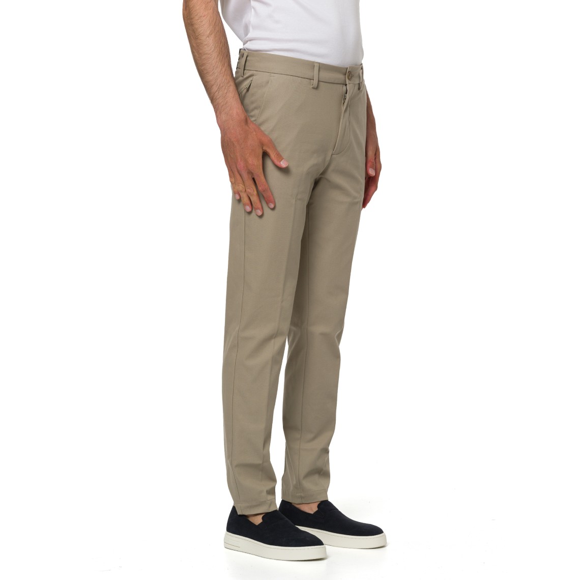 Pantaloni slim fit in misto cotone Boss