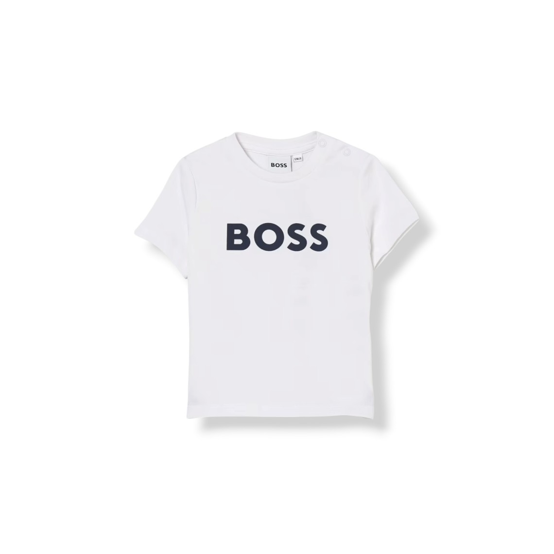 T-shirt girocollo Boss in cotone con logo bambino