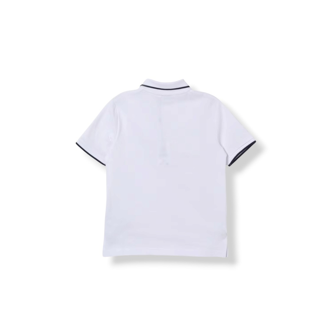 Polo in cotone con logo Boss bambino