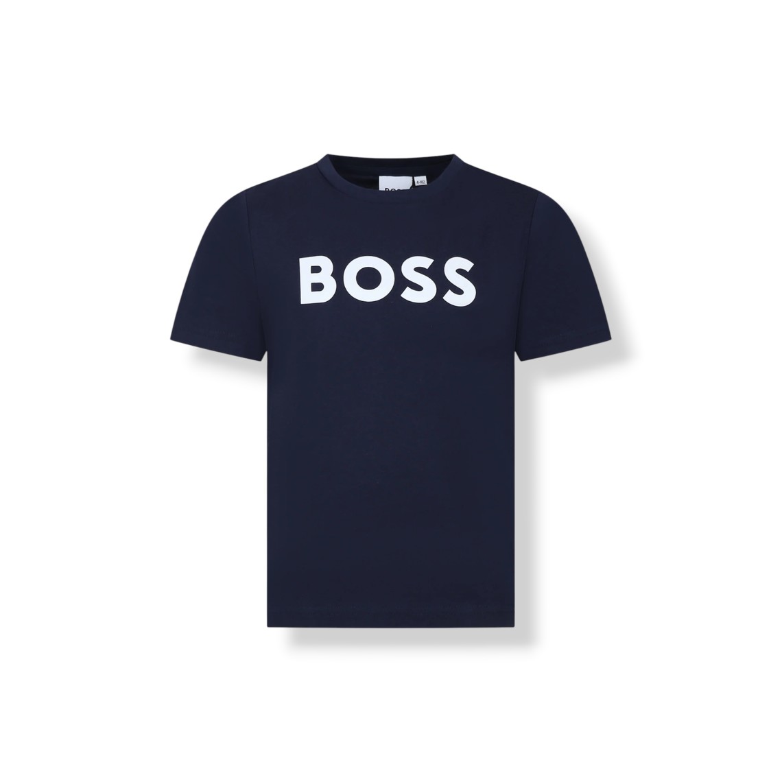 T-shirt in cotone con logo Boss bambino