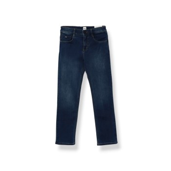 Jeans straight Boss in denim bambino