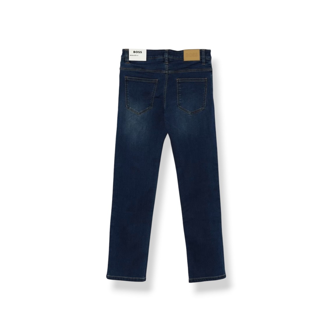 Jeans straight Boss in denim bambino