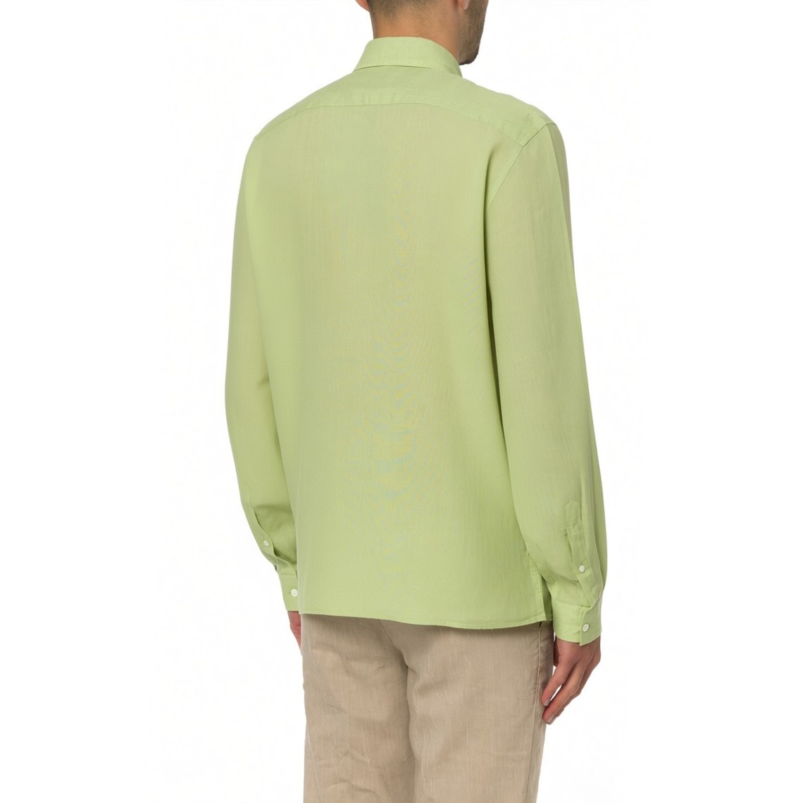 Camicia in lino regular fit Lacoste 