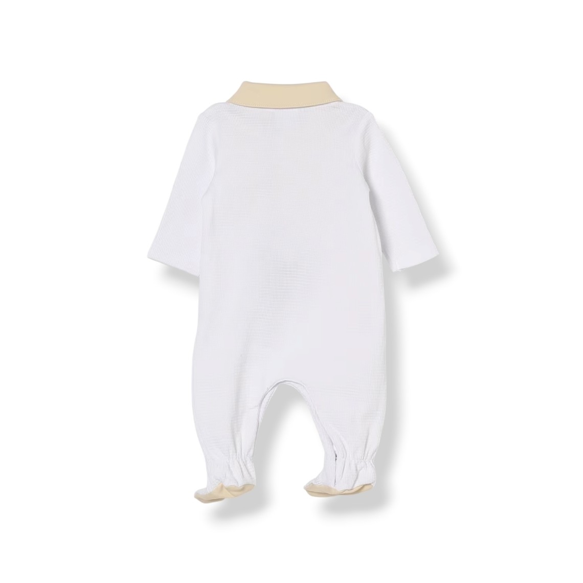 Tuta in cotone bicolor Boss bambino