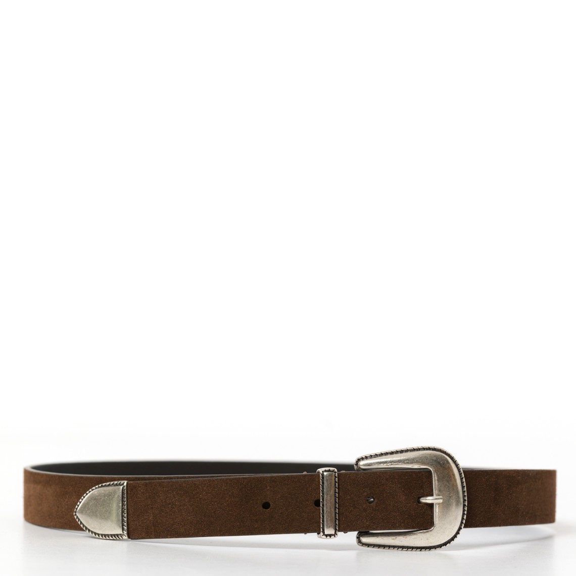 Cintura in pelle scamosciata Dondup