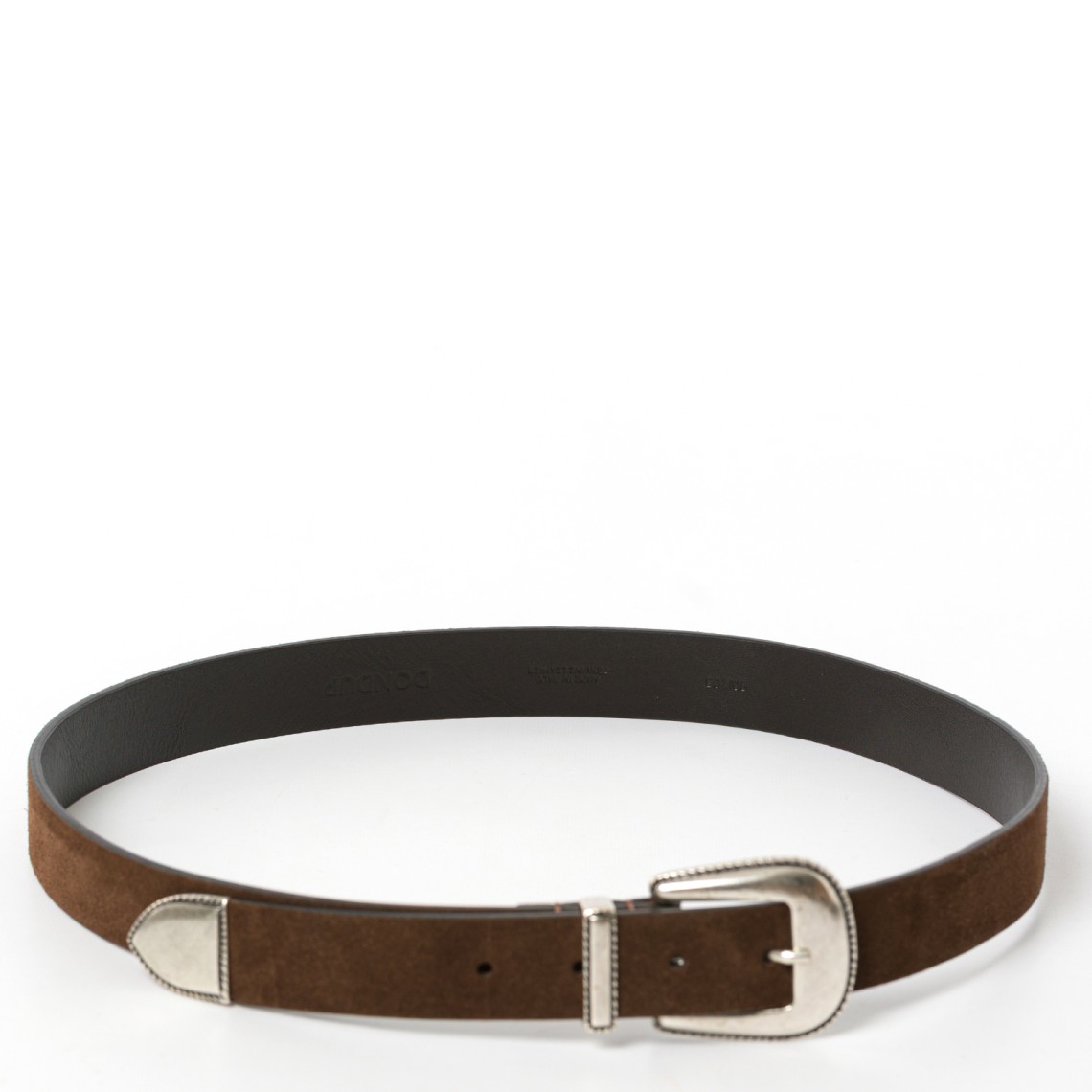 Cintura in pelle scamosciata Dondup