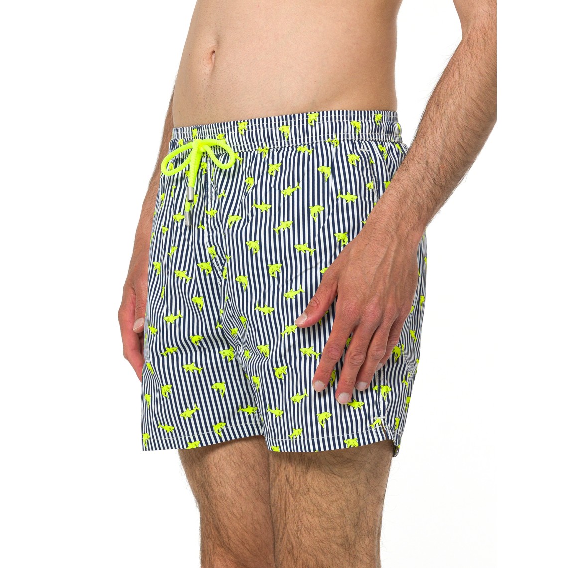 Costume da mare Lighting micro Tiburon Stripes Mc2 Saint Barth