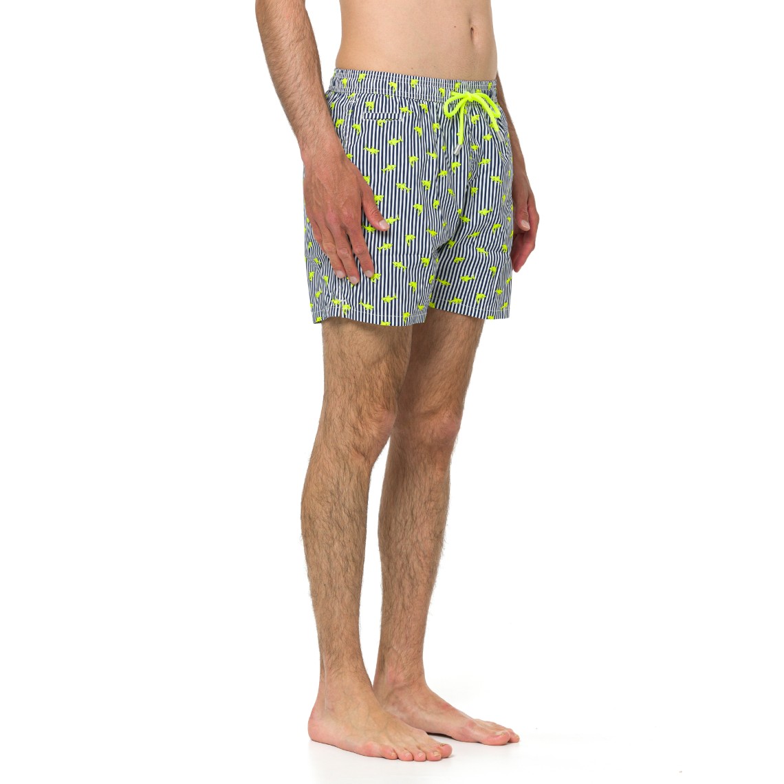 Costume da mare Lighting micro Tiburon Stripes Mc2 Saint Barth