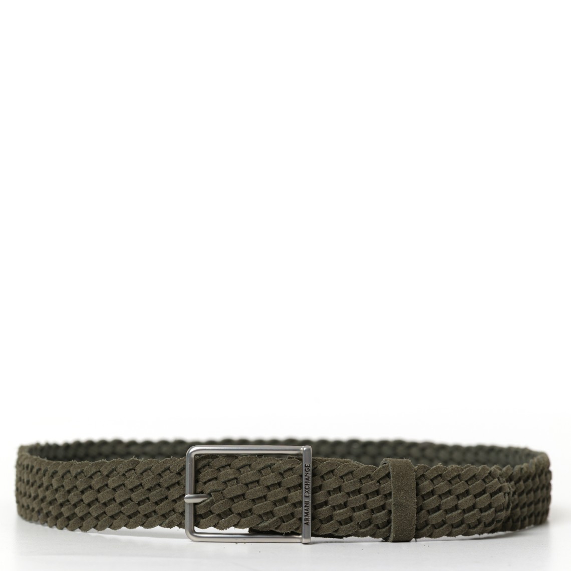 Cintura intrecciata in camoscio Armani Exchange