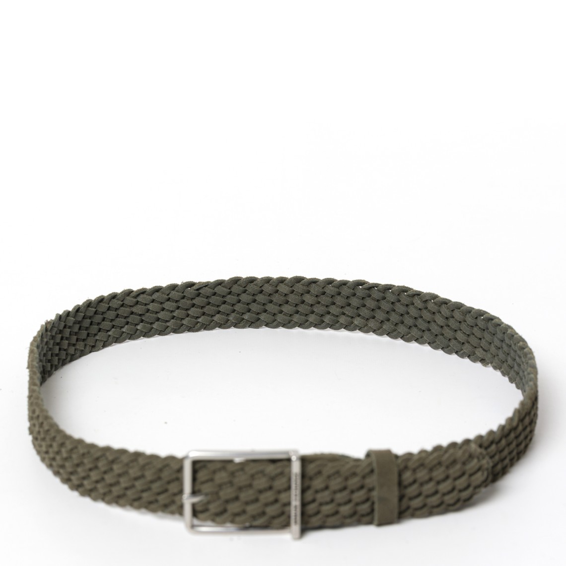 Cintura intrecciata in camoscio Armani Exchange