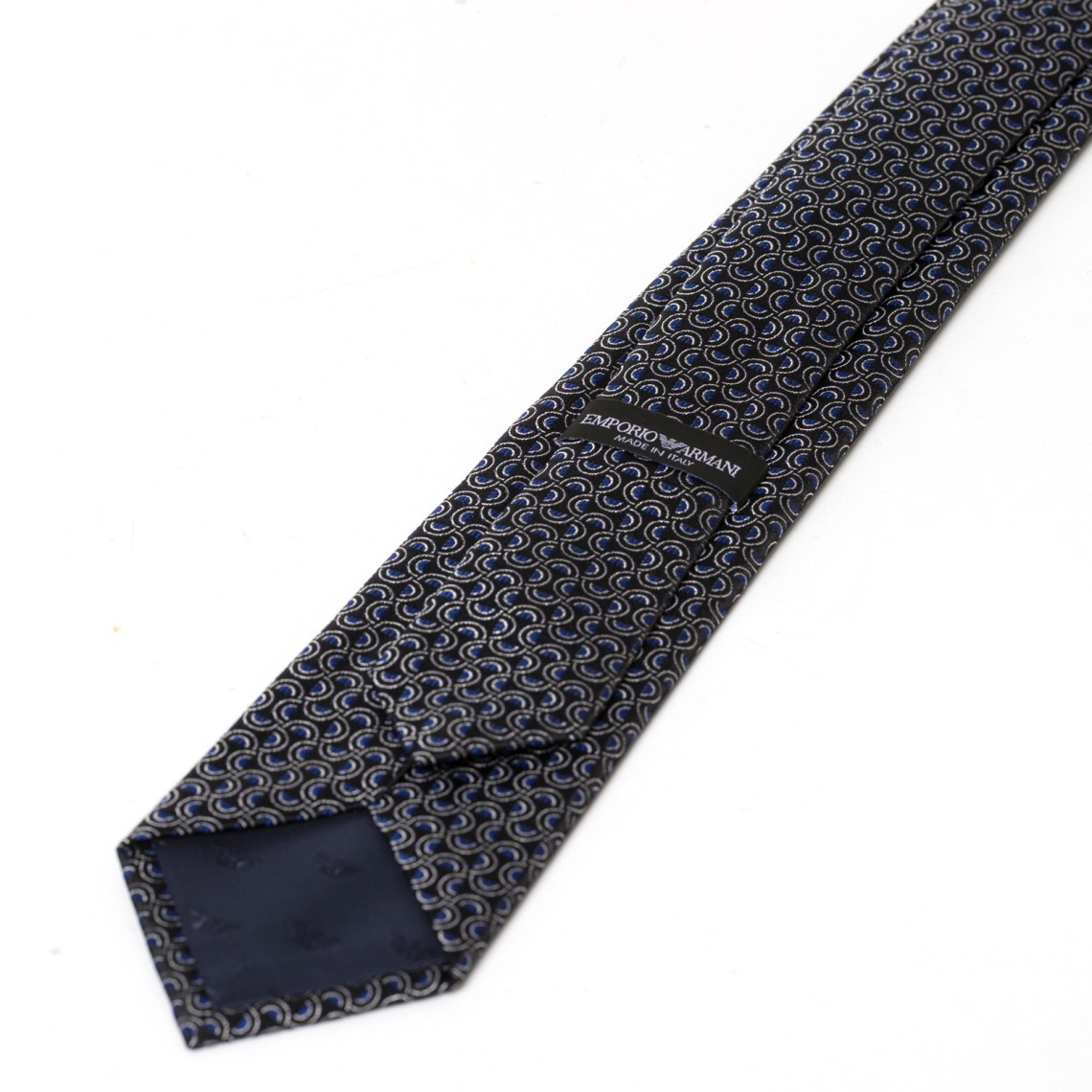 Cravatta a fantasia jacquard in seta Emporio Armani