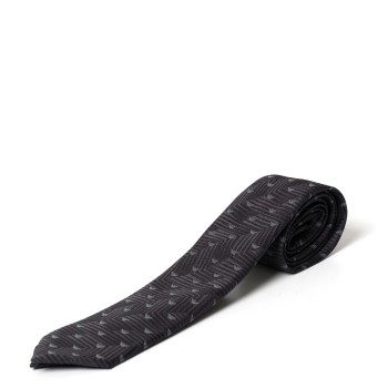Cravatta con monogram Emporio Armani