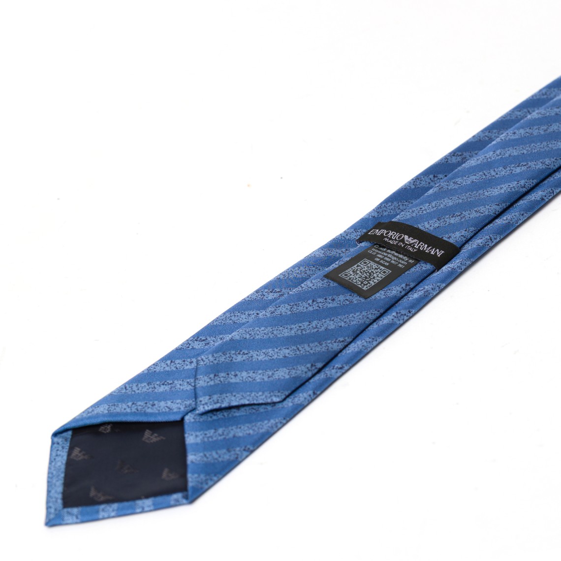 Cravatta in seta a righe Emporio Armani