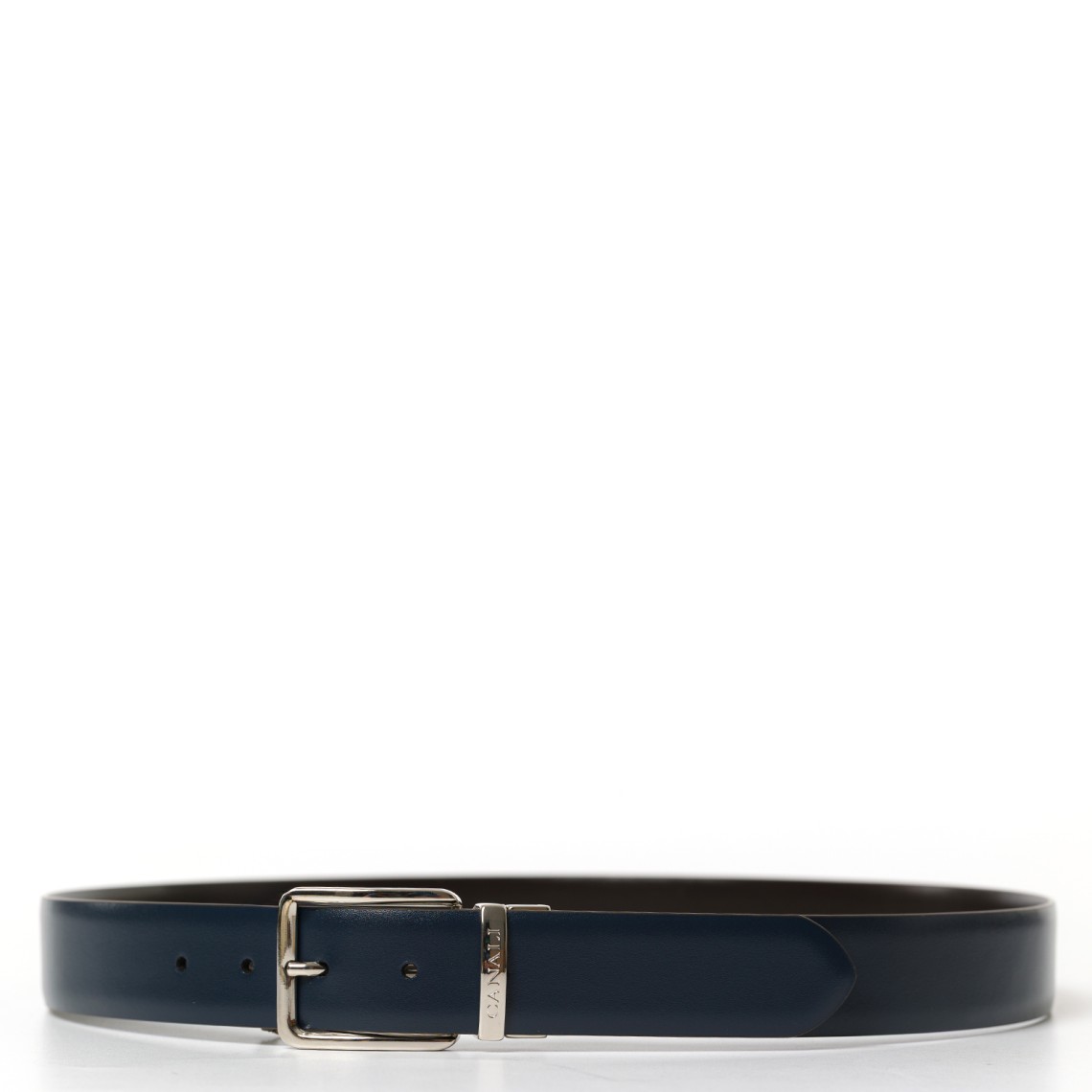 Cintura reversibile in pelle Canali