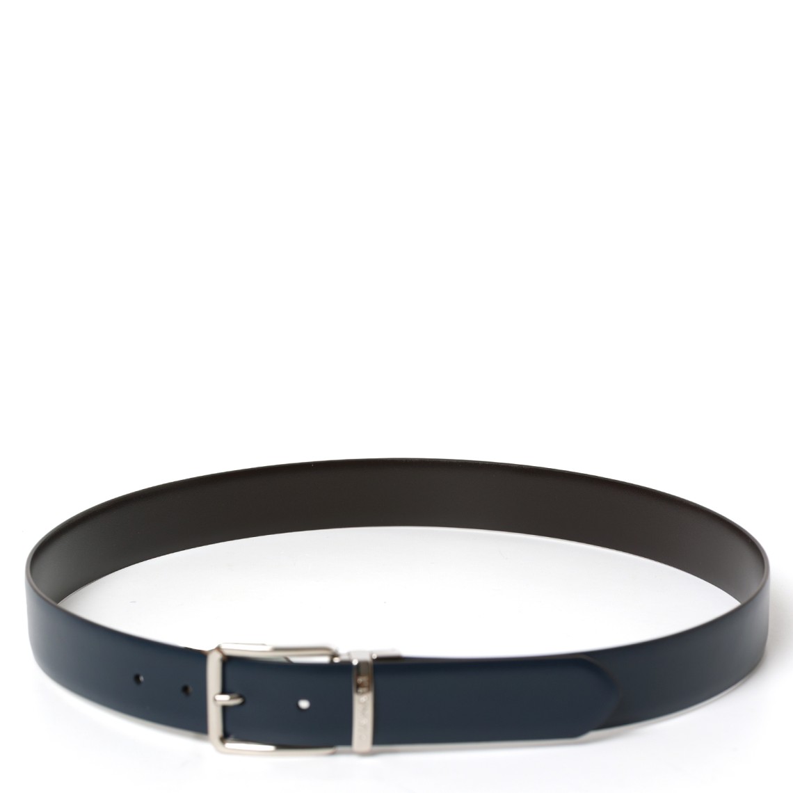 Cintura reversibile in pelle Canali
