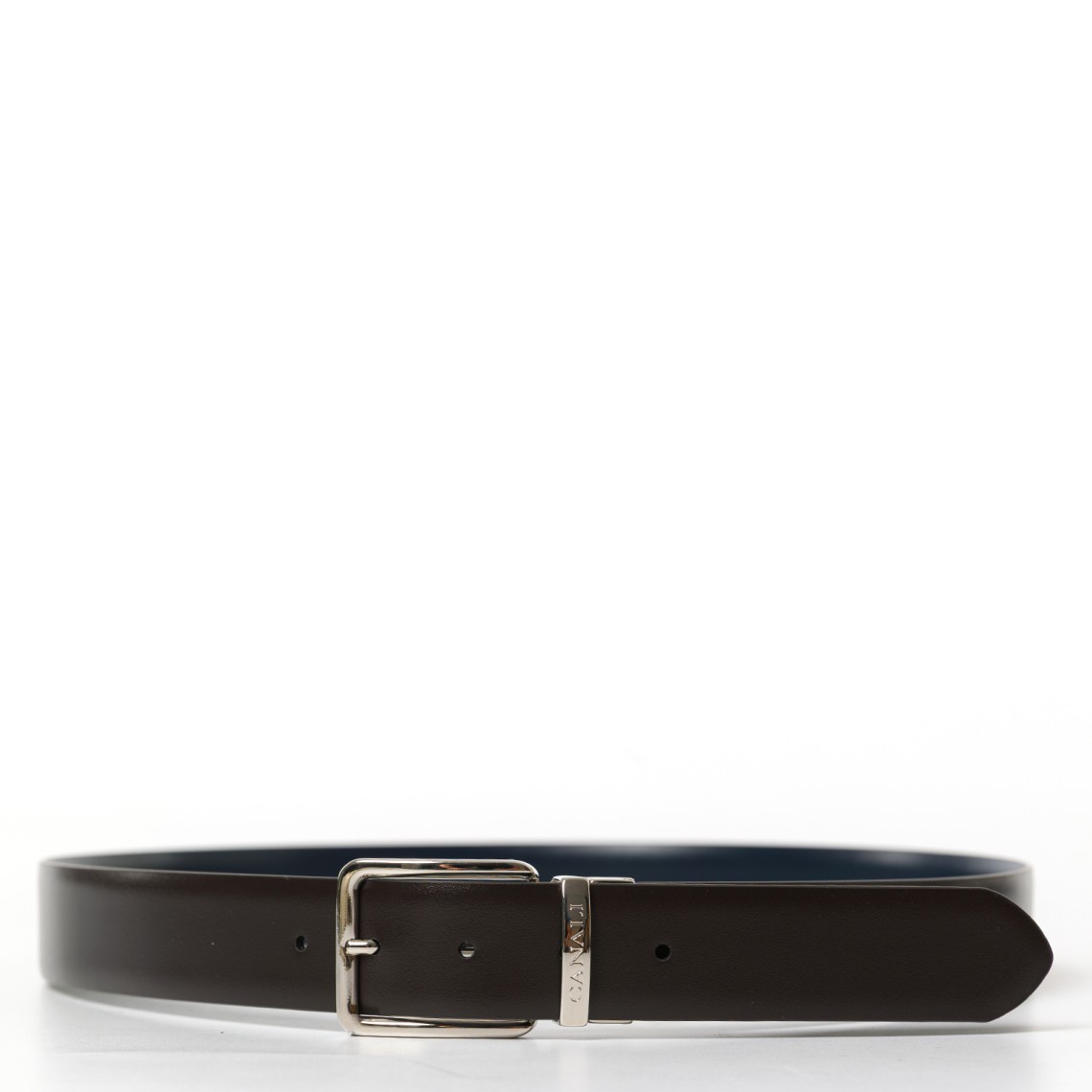 Cintura reversibile in pelle Canali