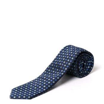 Cravatta con motivo geometrico Canali