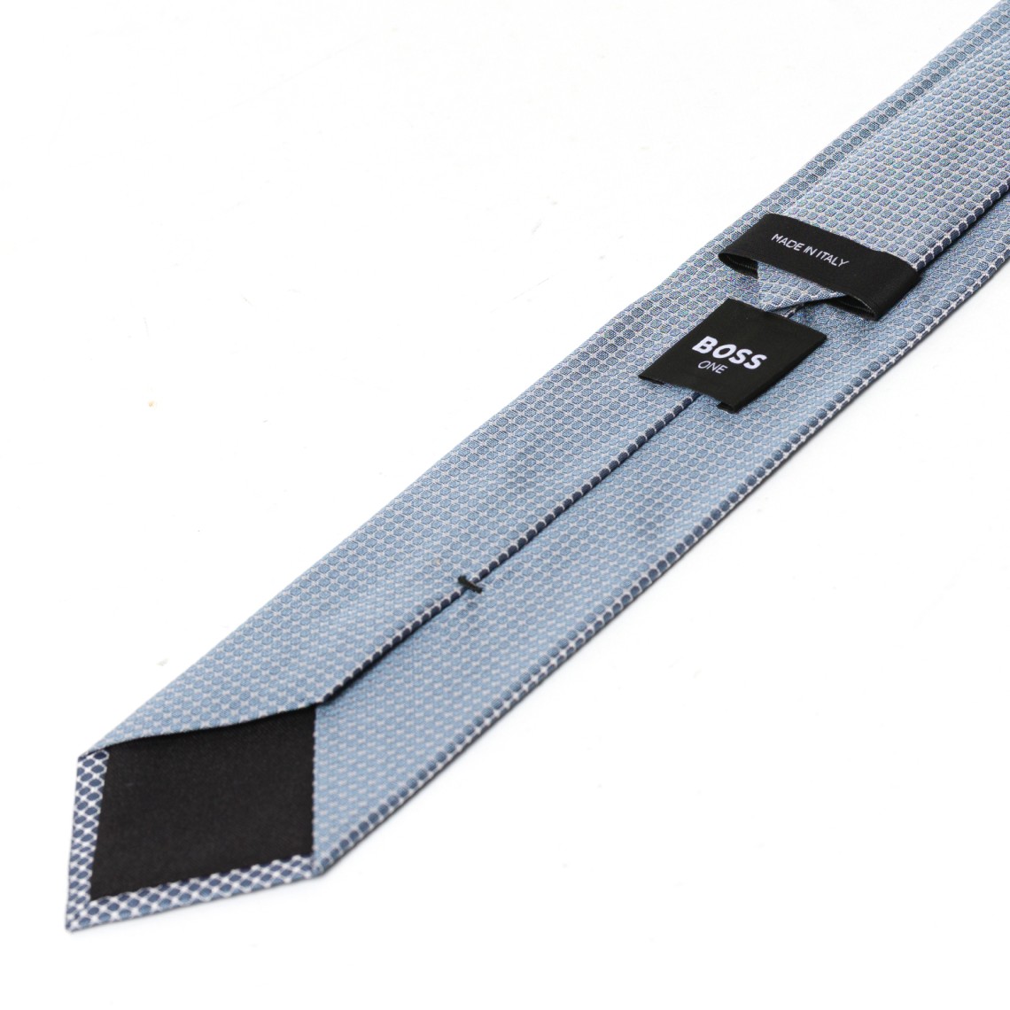 Cravatta Boss in seta con motivo jacquard