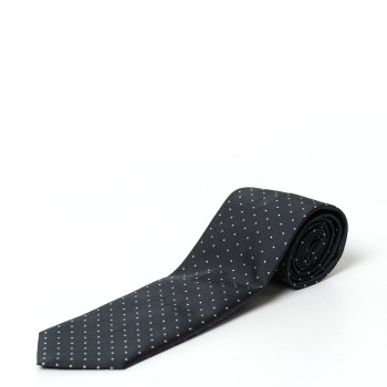 Cravatta Boss in seta con motivo jacquard