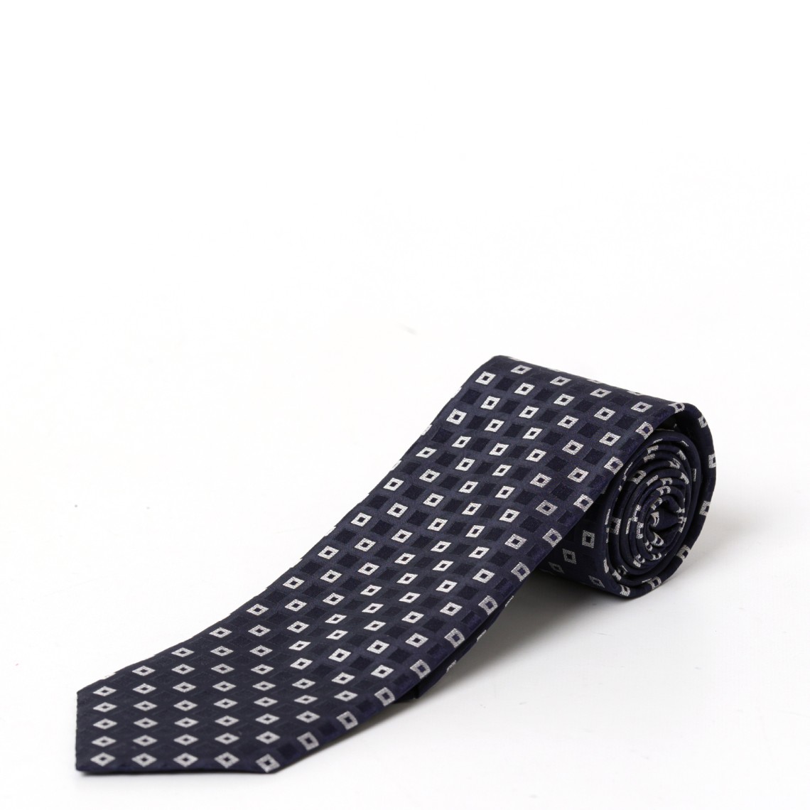 Cravatta Boss in seta con motivo jacquard