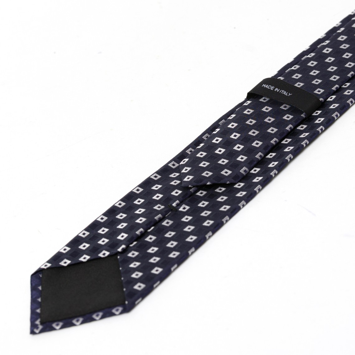 Cravatta Boss in seta con motivo jacquard