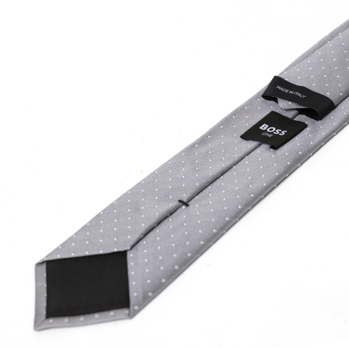 Cravatta Boss in seta con motivo jacquard