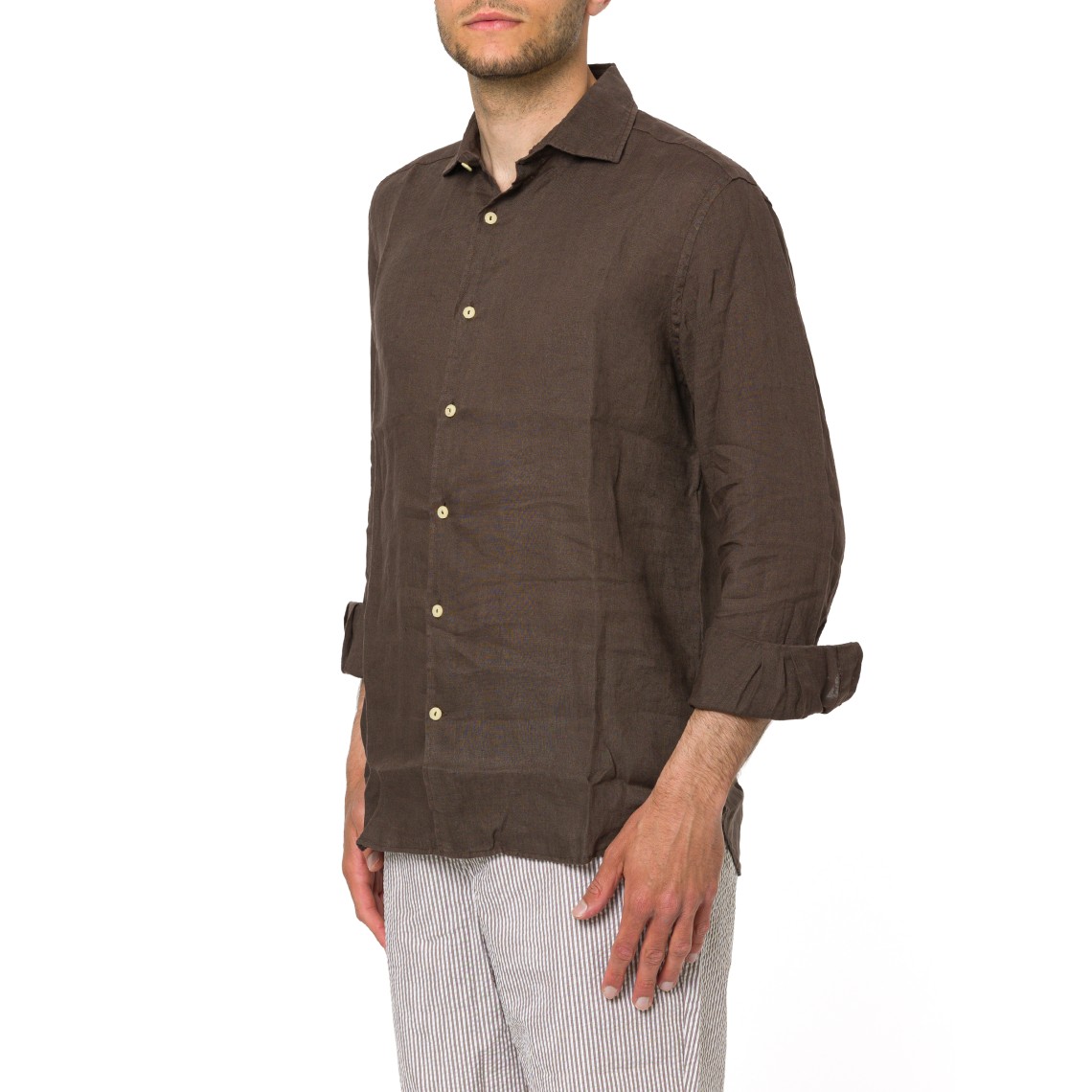 Camicia in lino Pamplona Mc2 Saint Barth