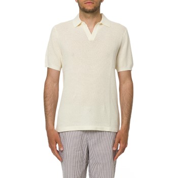 Polo Sloan Mesh Cotton Mc2 Saint Barth
