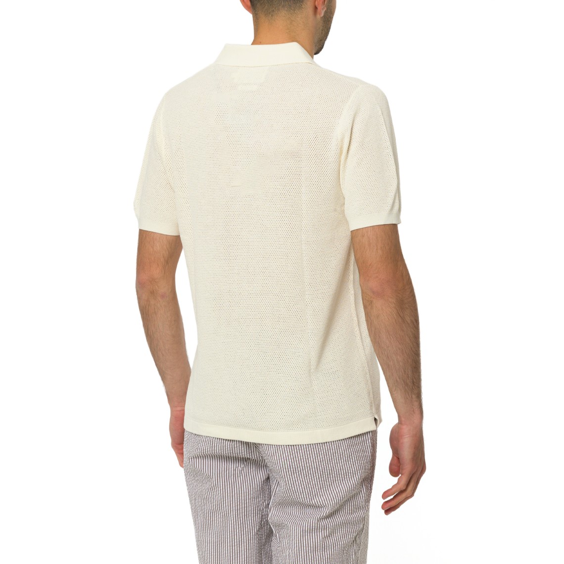 Polo Sloan Mesh Cotton Mc2 Saint Barth