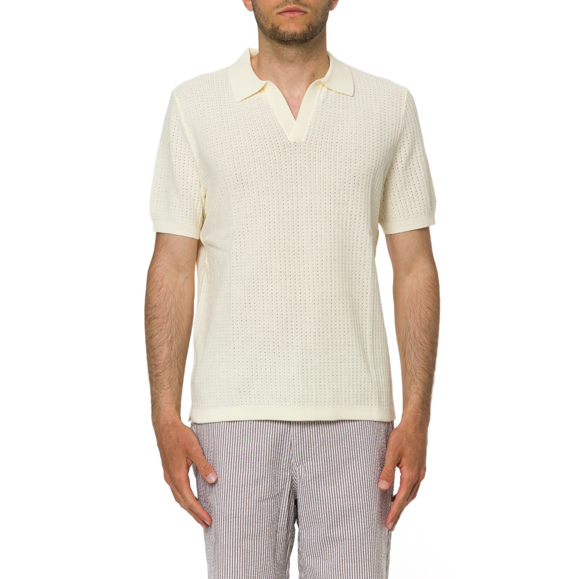 Polo Sloan Net Cotton Mc2 Saint Barth