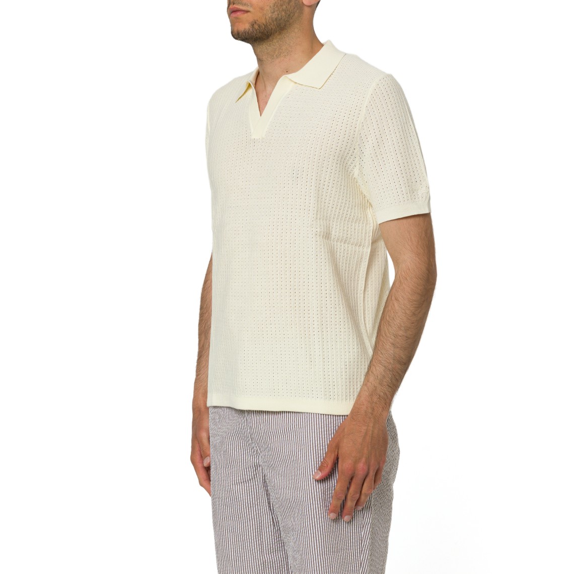 Polo Sloan Net Cotton Mc2 Saint Barth