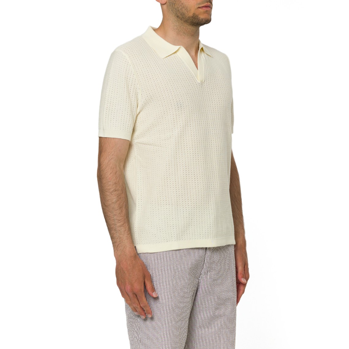 Polo Sloan Net Cotton Mc2 Saint Barth