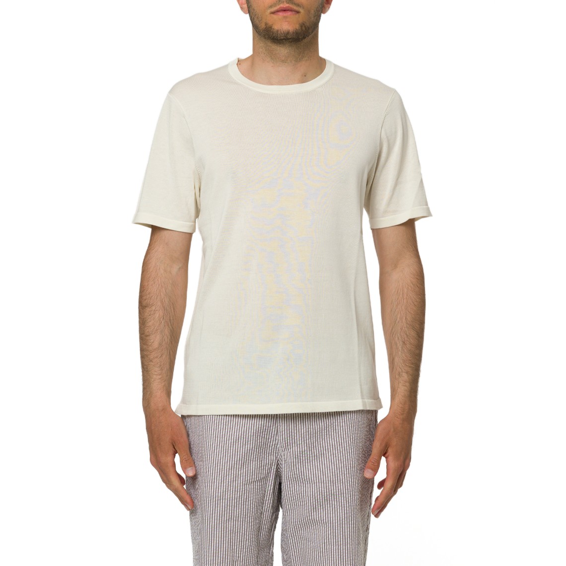T-shirt Scott Cottonsilk Mc2 Saint Barth