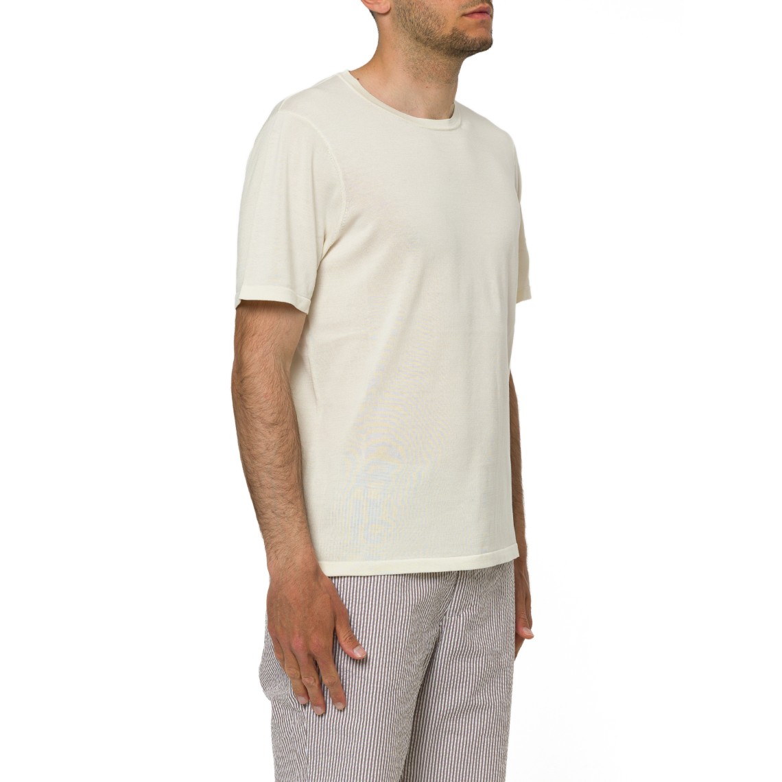 T-shirt Scott Cottonsilk Mc2 Saint Barth